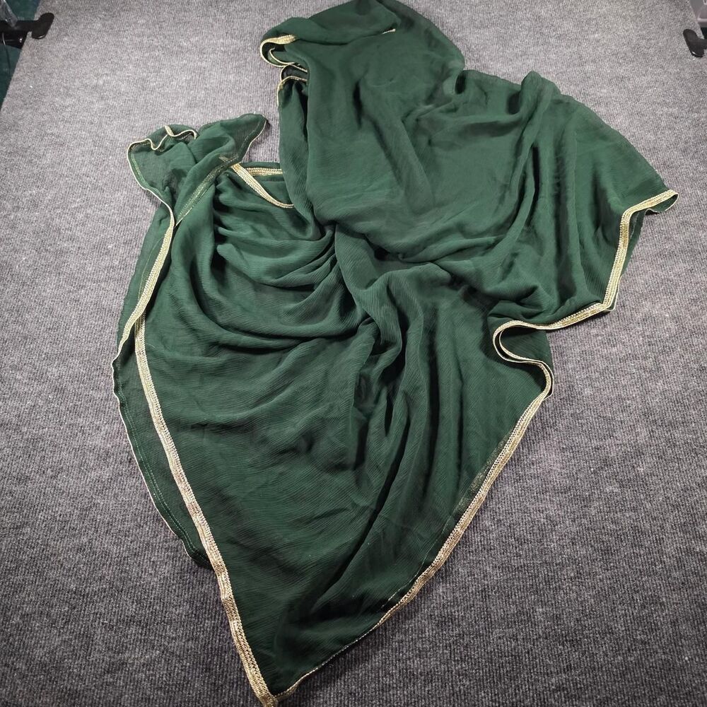 Unbranded Women's Green Scarf-wraps